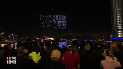 A review is under way after a futuristic Christmas celebration in Perth went wrong when 50 drones, worth roughly $100,000, plunged into the Swan River.