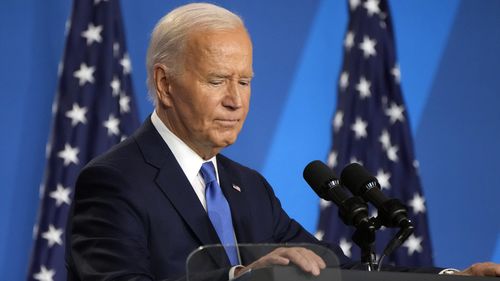 US President Joe Biden made two mistakes during his speech in Washington.