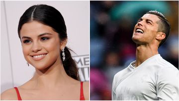 An unlikely pair: Singer Selena Gomez and soccer star Cristiano Ronaldo have posted the most popular images on Instagram for 2016. (Getty)