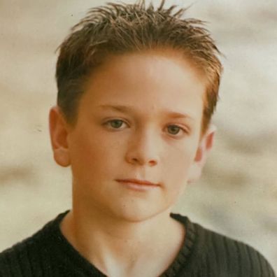 Josh Waring as a child.