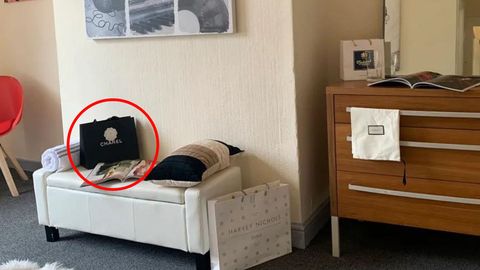 A Leeds landlord has tried to distract from his cramped studio apartment with luxury details nestled inside the listing