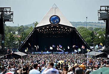 Which festival is home to the Pyramid Stage?
