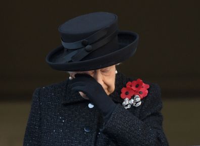 Queen Elizabeth Kate Middleton Meghan Markle and royals attend Remembrance Sunday