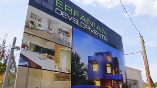 Contractors claim Erfanian Developments is disputing hundreds of thousands of dollars' worth of payments.
