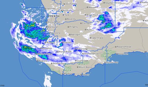 WA radar at 9.30pm Saturday 30 May