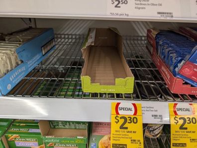 sardines pasta sold out supermarkets viral budget meal trend cost of living