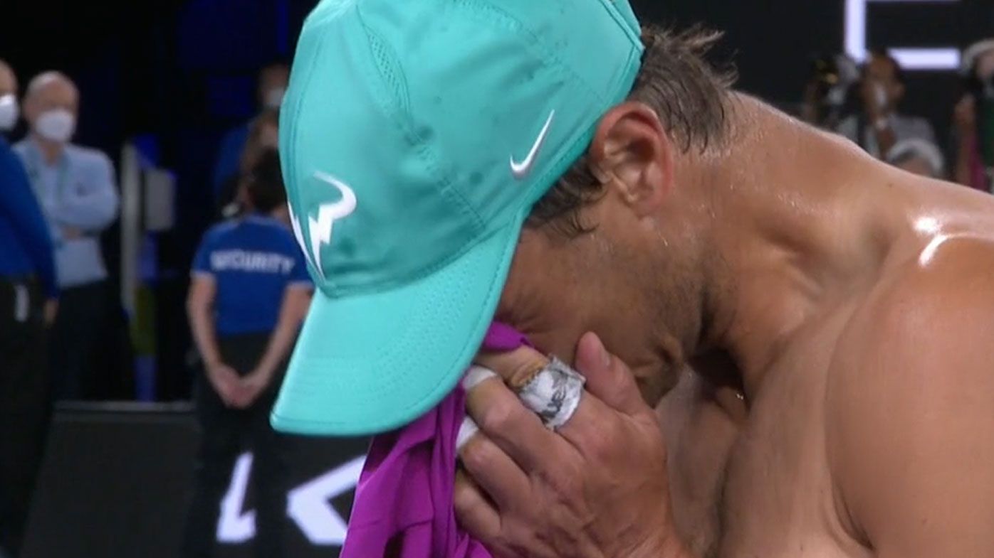Rafael Nadal opens up on real reason behind tears after booking Aus Open final ticket