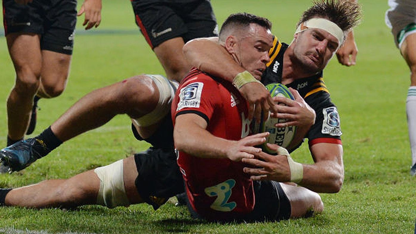 Super Rugby: Late penalty try proves costly for Chiefs in loss to Crusaders