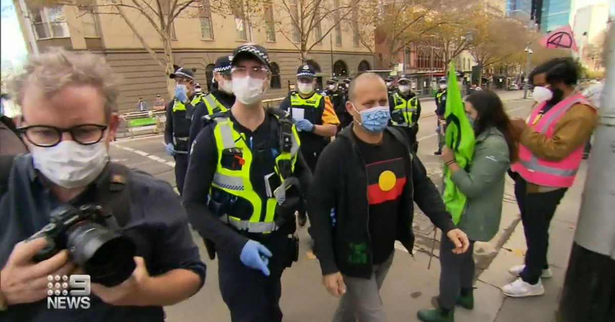 Three arrested at extinction rebellion protest