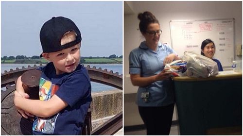 Devastated boy told he's too young to donate blood to Manchester victims delivers lollies to hospital