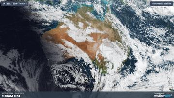 A complex low pressure system passes to the south of WA on Wednesday. 