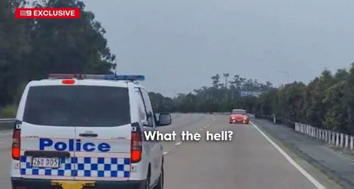 M1 driver going the wrong way Queensland