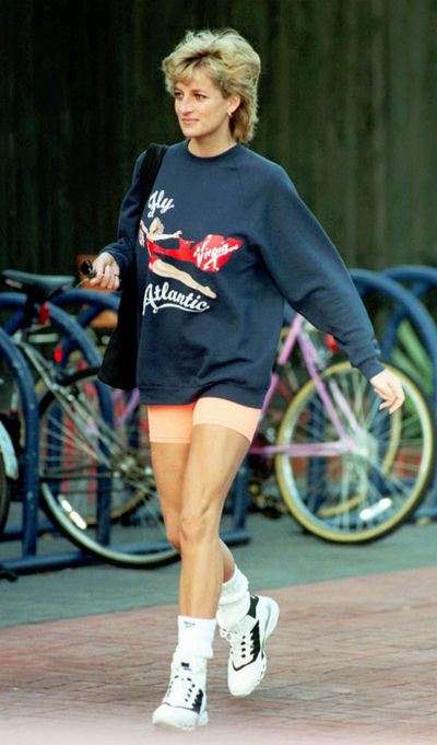 Princess Diana's activewear style is making a stylish comeback