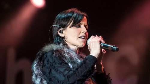 Irish singer and leader of The Cranberries, Dolores O'Riordan, performs in concert in Wroclaw, Poland on May 1, 2017. (AAP)