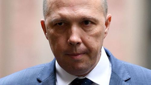 Peter Dutton has called for a postal plebiscite on same sex marriage. (AAP)