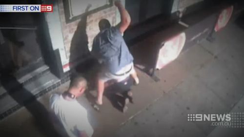 CCTV footage of the incident. (9NEWS)