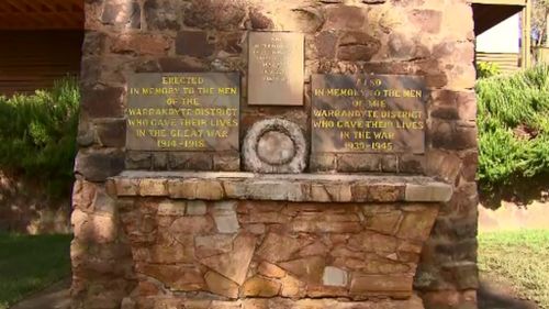 The monument has now been cleaned in preparation for ANZAC Day tomorrow. 