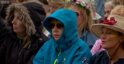 Glastonbury claims Queen attended concert