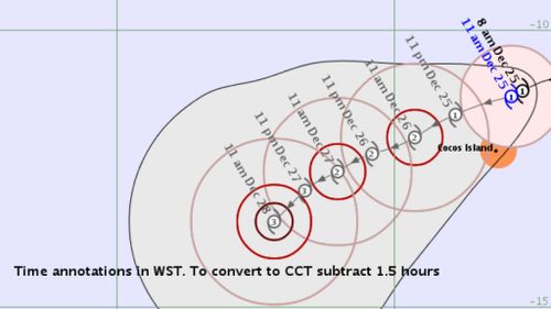 All-clear for Cocos Islands as Cyclone Kate passes north