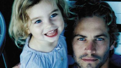 Meadow Walker and Paul Walker.