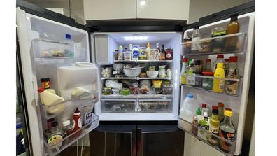 Michael's fridge feeds his family of six.