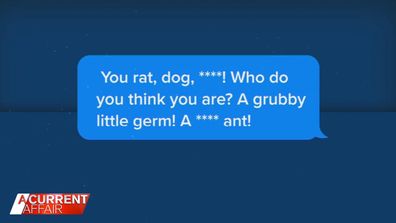 accountant Trevor McTaggart called a customer a "gutless little sniper", a "smelly little short arse", a "rat dog c---" and a "grubby little germ".