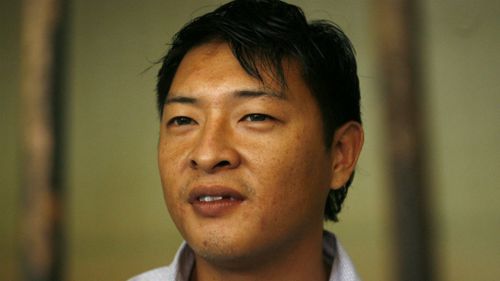 Andrew Chan at a holding cell at Denpasar District Court in Bali in 2010. (AAP)