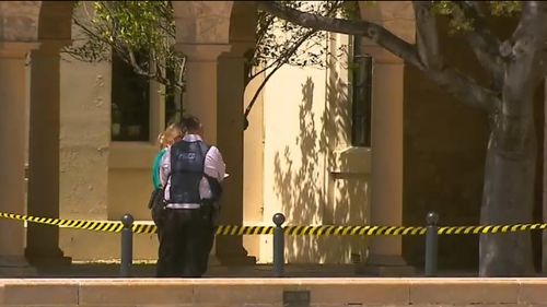 The alleged attack occurred at the University of WA on Saturday.