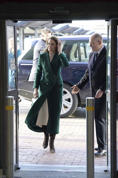 Kate, Princess of Wales visits Kirkgate Market in Leeds, England, Tuesday Jan. 31, 2023, to meet vendors and members of the public.