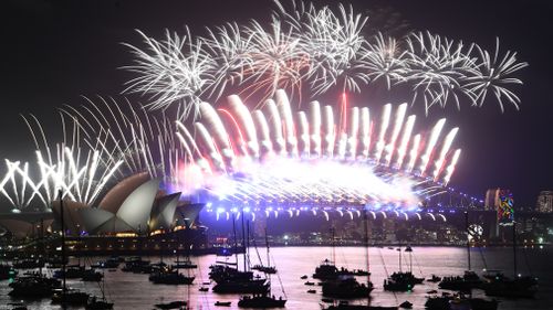 Sydney is dazzled by a spectacular midnight fireworks display (AAP)