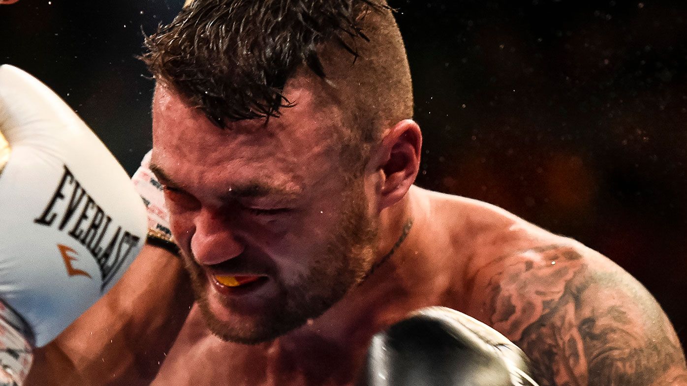 Dwight Ritchie during his last fight against Tim Tszyu.