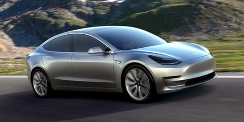 The Tesla Model 3 will hopefully hit the local market in 2019. Picture: Supplied