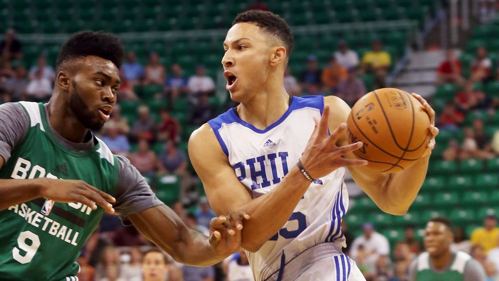 Drama-charged 76ers debut for Simmons