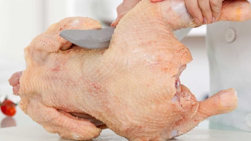 Raw chicken