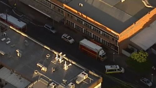 A chemical leak at a Parmalat factory off Montague Road in South Brisbane has also caused traffic chaos. (9NEWS)