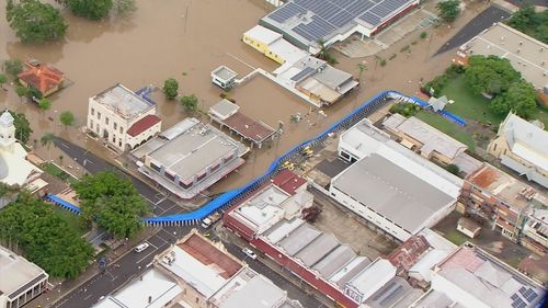 The town of Maryborough, in the Fraser Coast region, three hours north of Brisbane, has been evacuated.