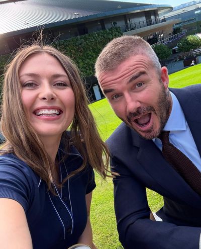 Maria Sharapova and David Beckham
