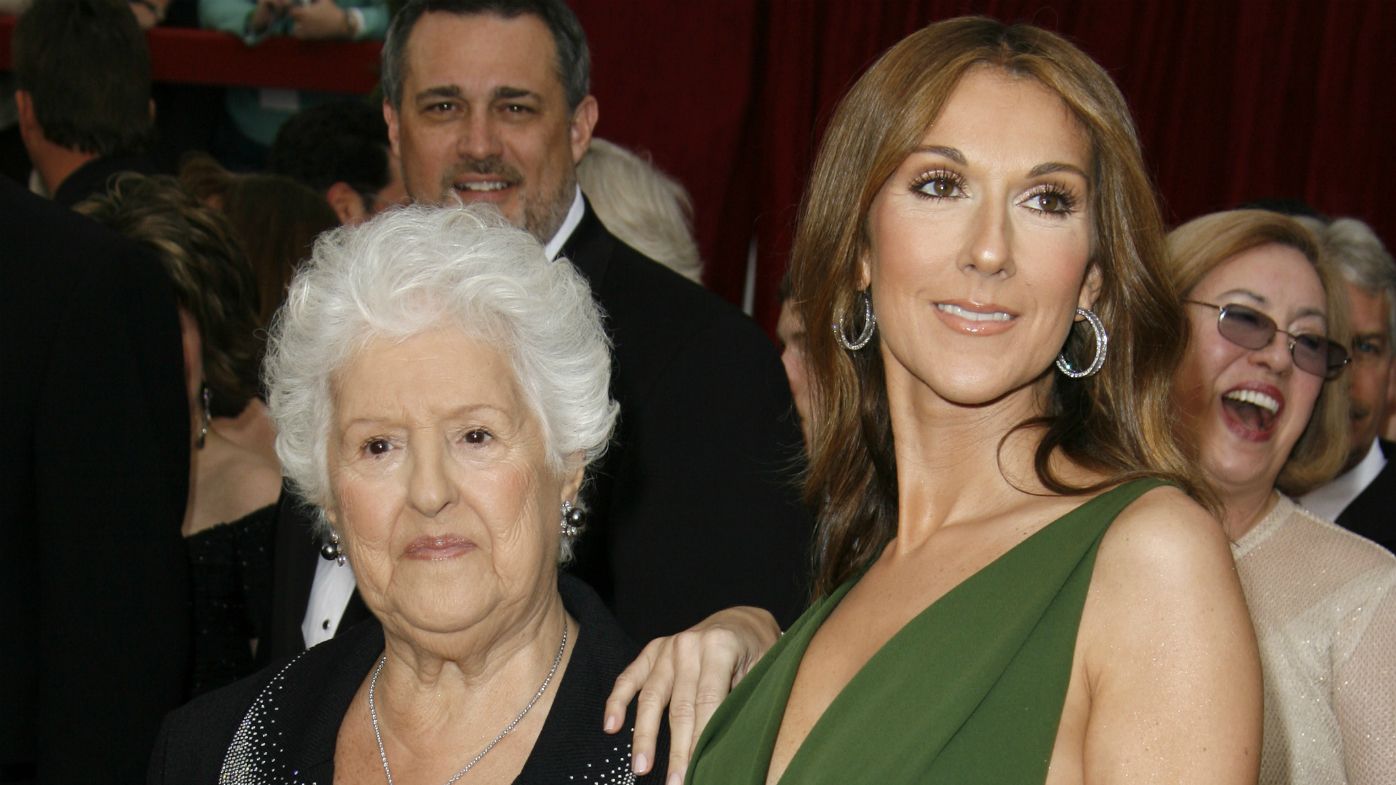 Image result for Céline Dion's mother, Thérèse dies at 92   ,   photos