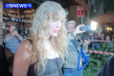 Taylor Swift and Sabrina Carpenter have dinner together in Sydney's Surry Hills