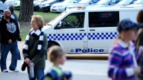 Security has already been stepped up at AFL matches this season. (AAP)