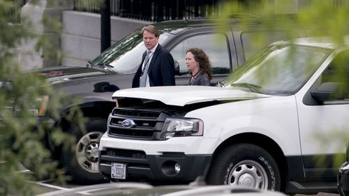 Don McGahn pictured soon after his departure was announced.