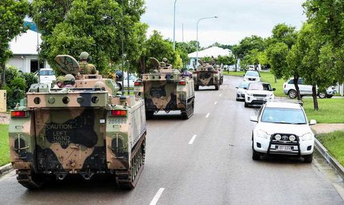 The defence force has continued to help locals