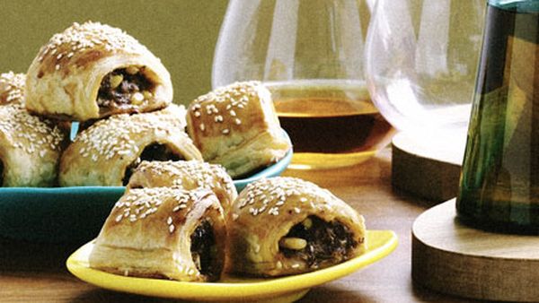 Lamb and harissa sausage rolls