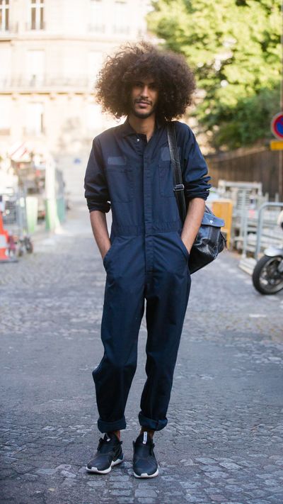 <p>We want to get in this guy's jumpsuit in more ways than one.</p>