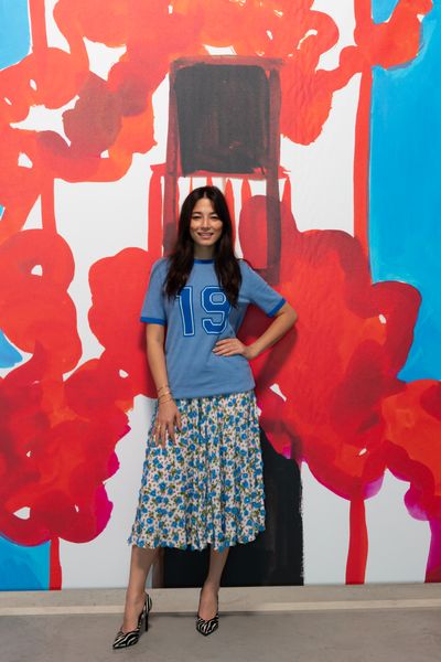 Aussie model Jessica Gomes at the Michael Kors Spring 2019 show for New York Fashion Week, September 12, 2018