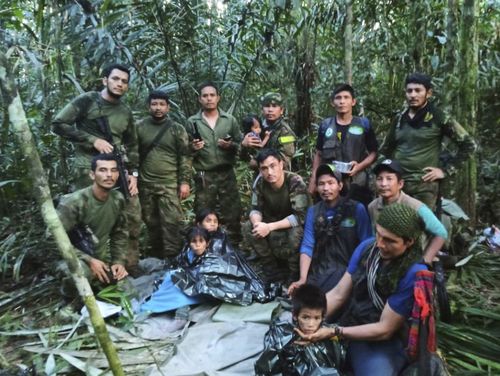 Eating cassava flour helped save the lives of four children found alive in the Amazon jungle more than a month after their plane crashed, according to a Colombian military special forces official.