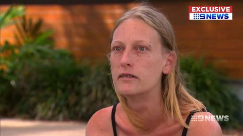 The boys' mother Tamika Frid drove from Dalby through the night to reach Brisbane. (9NEWS)