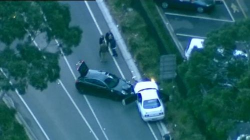 Two women and a man were seen driving in the wrong direction and crashing into cars before police stopped them. Picture: Supplied.