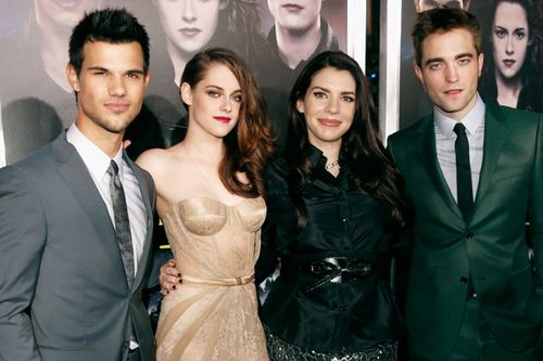 Taylor Lautner, Kristen Stewart, Stephenie Meyer and Robert Pattinson