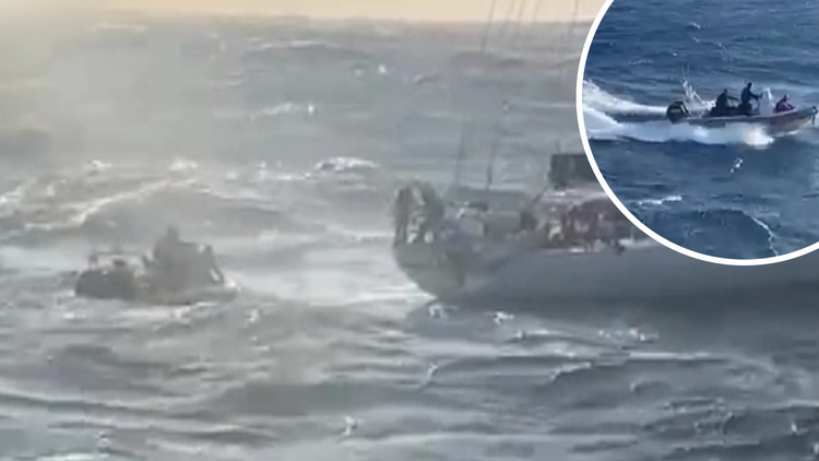 sailboat rescue at sea